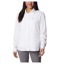 CAMISA M/L para MUJER SILVER RIDGE UTILITY (100) WHITE